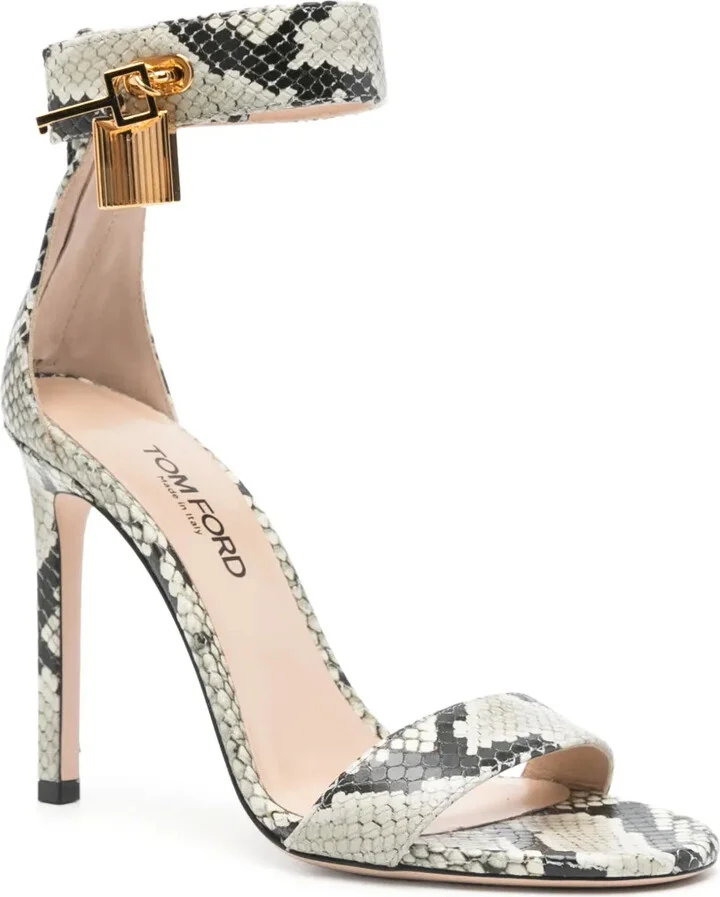 105mm Padlock leather sandals - Image 2