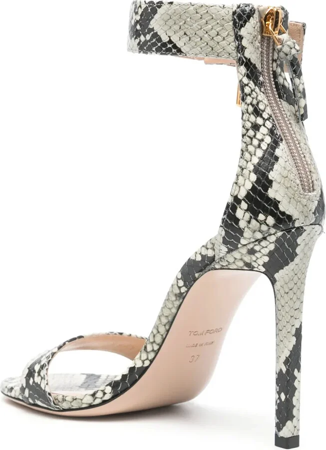 105mm Padlock leather sandals - Image 3