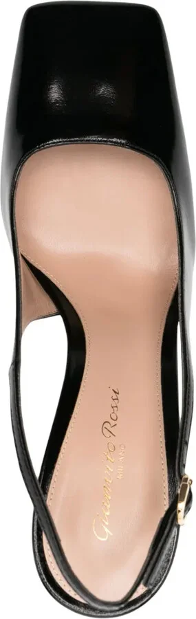 105mm Patent-Finish Slingback Pumps - Image 4
