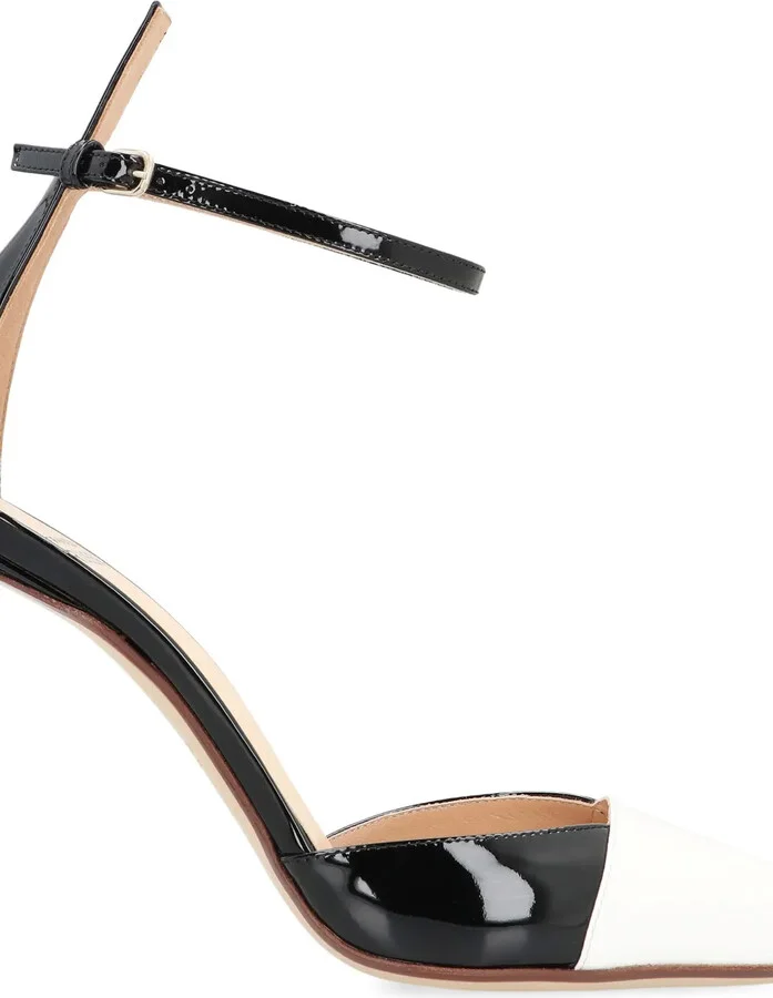 105MM patent leather ankle-strap pumps - Image 2