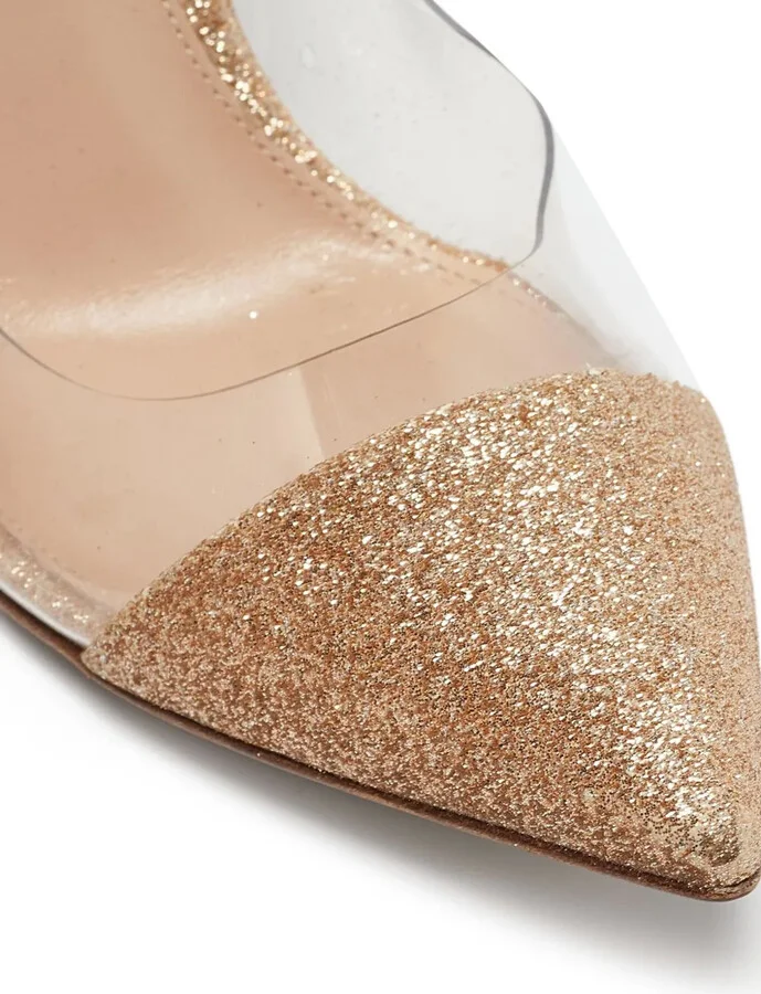 105mm Plexi glittered pointed-toe heels - Image 4