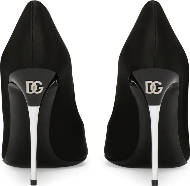 105mm Pointed Leather Pumps - Image 3