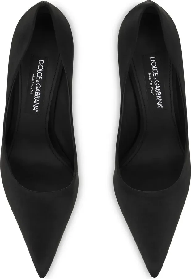 105mm Pointed Leather Pumps - Image 4