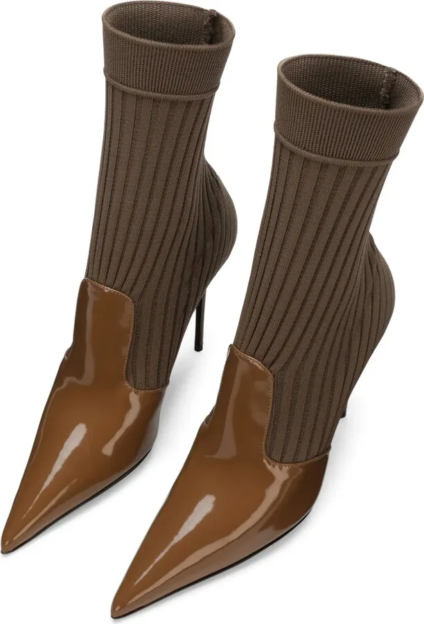 105mm Pointed-Toe Ankle Boots - Image 4