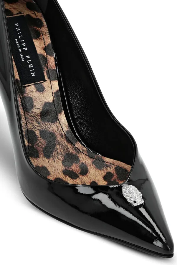 105mm Pointed-Toe Leather Pumps - Image 3