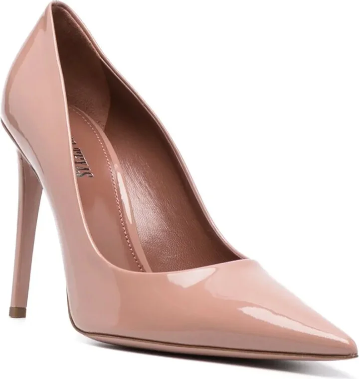 105mm Pointed-Toe Leather Pumps - Image 2