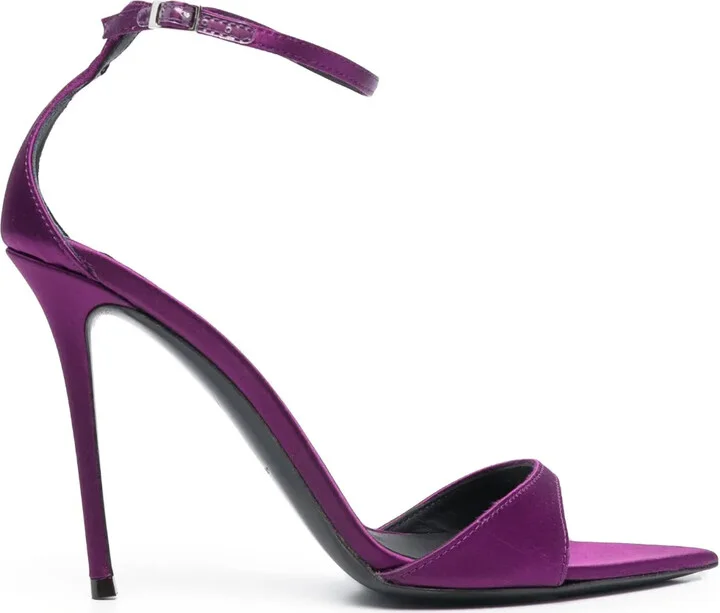 105mm Pointed-Toe Satin Pumps