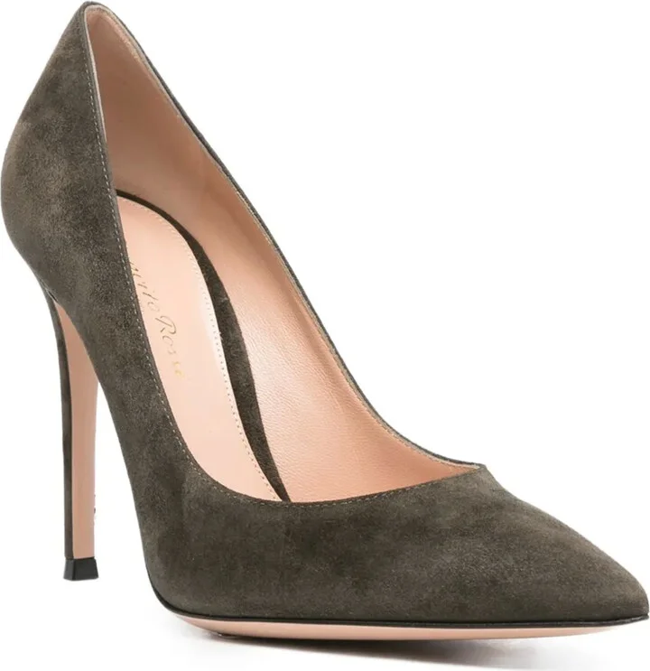 105mm Pointed-Toe Stiletto Heeled Pumps - Image 2