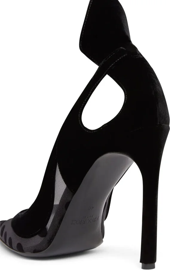 105mm Polka-Dot Tulle Pumps - Image 2