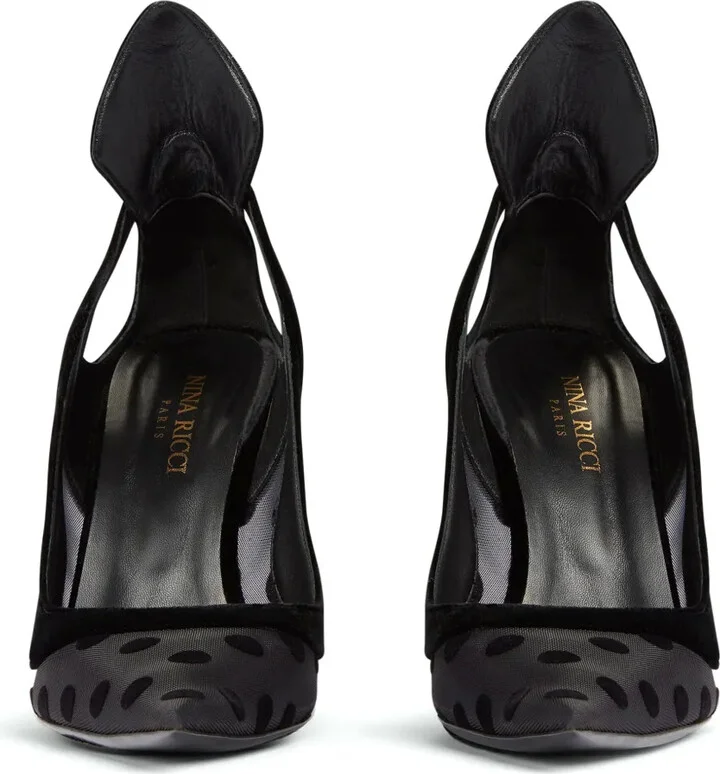 105mm Polka-Dot Tulle Pumps - Image 3