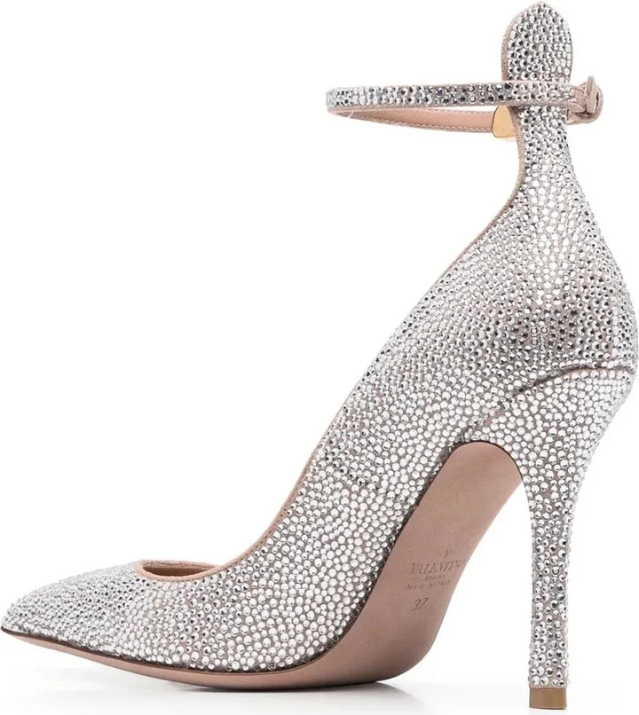 105mm Rhinestone-Embellished Heels - Image 3