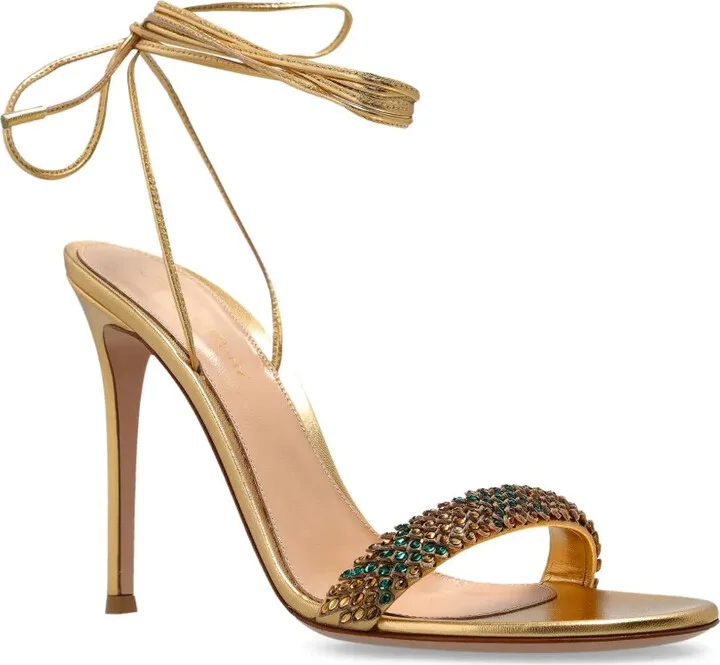 105mm Rhinestone-Embellished Sandals - Image 2