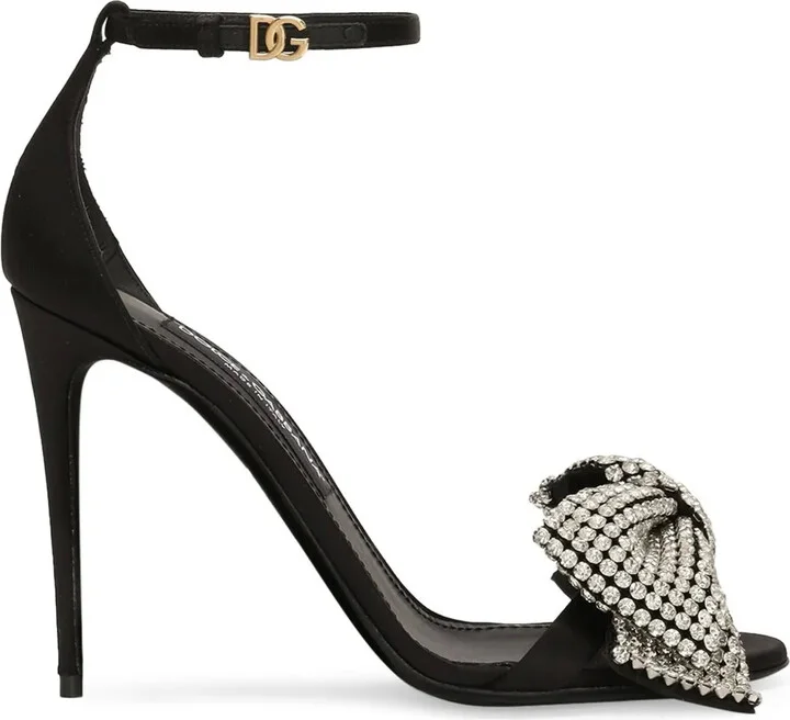 105mm Rhinestone Sandals