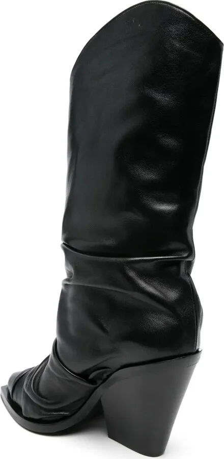 105mm Ruched-Detailed Boots - Image 3