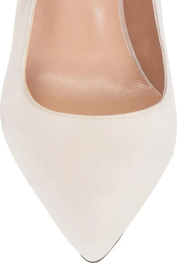 105MM Ruched Satin Pumps - Image 4