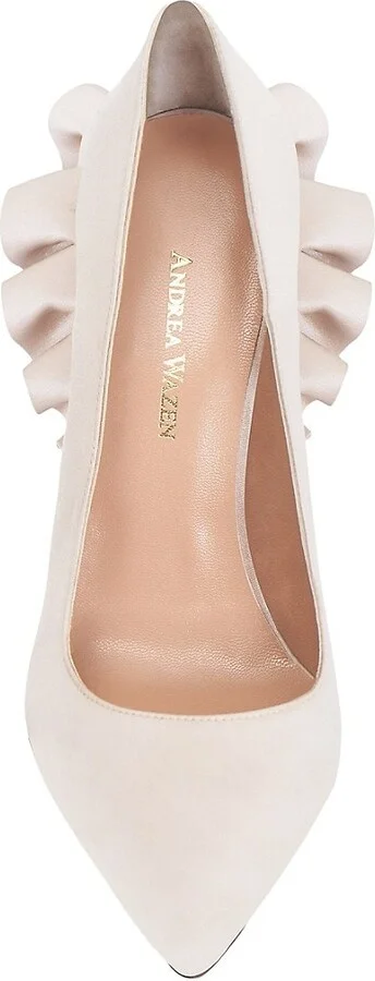 105MM Ruched Satin Pumps - Image 5