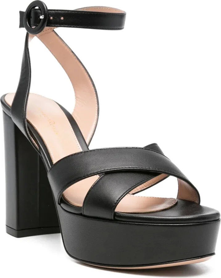 105mm Sabrina crossover platform sandals - Image 2