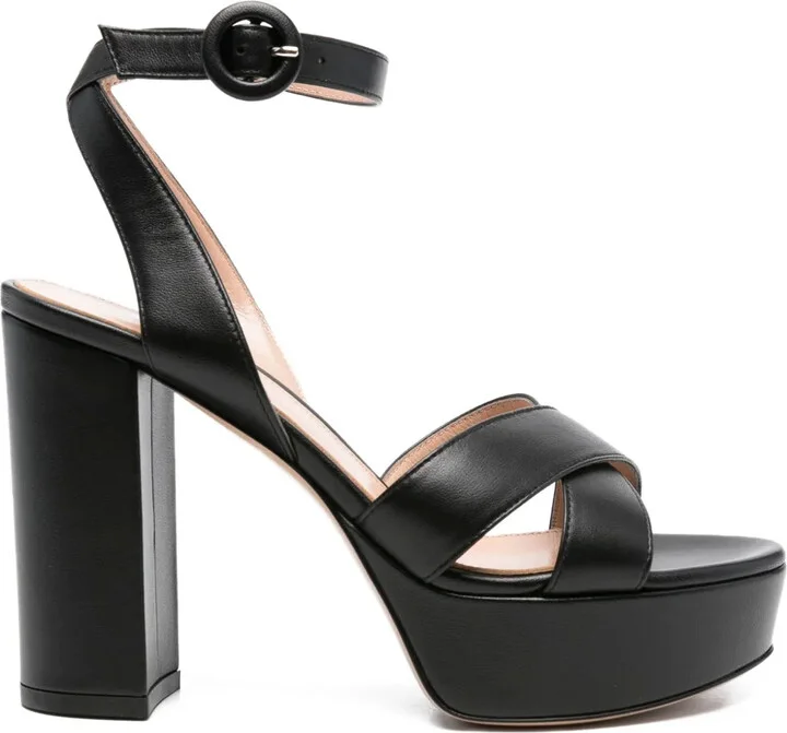 105mm Sabrina crossover platform sandals