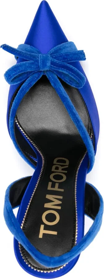 105mm Satin Slingback Pumps - Image 4