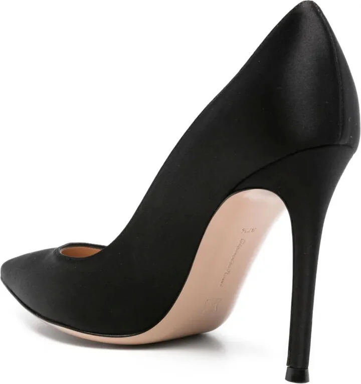 105mm Satin Stiletto Pumps - Image 3