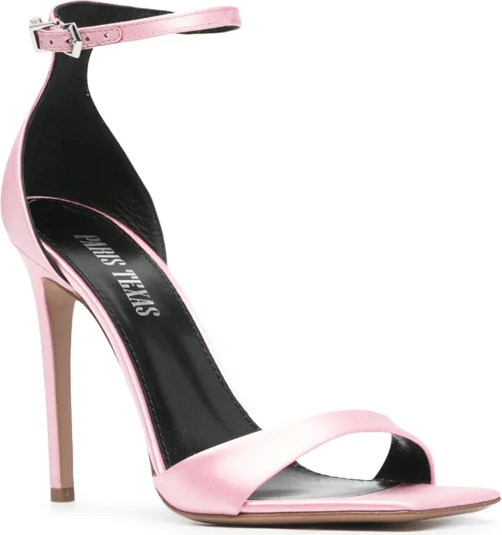 105mm Satin Stiletto Sandals - Image 2