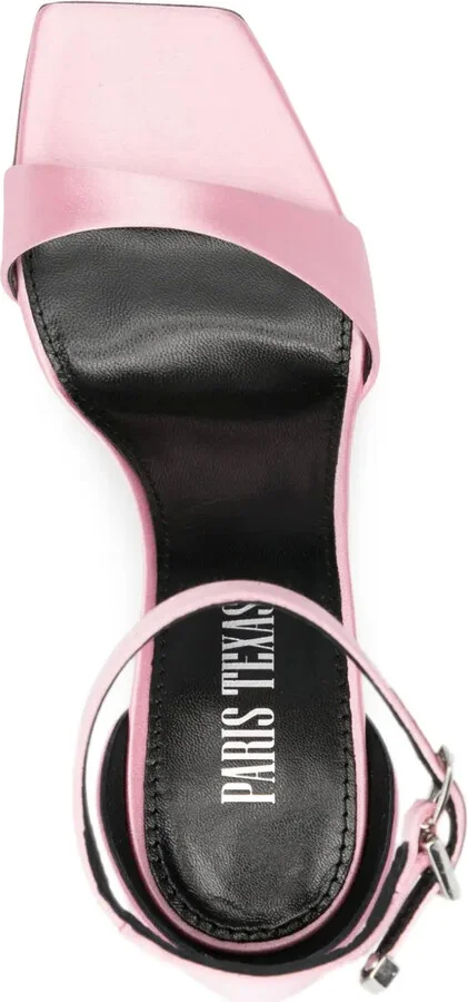 105mm Satin Stiletto Sandals - Image 4