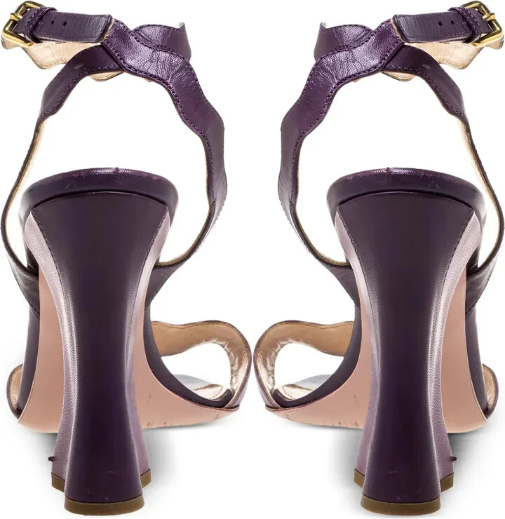 105mm Scalloped-Strap Sandals - Image 3