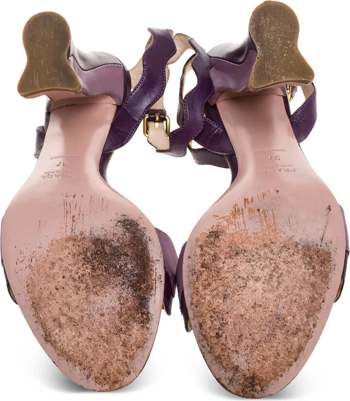 105mm Scalloped-Strap Sandals - Image 4