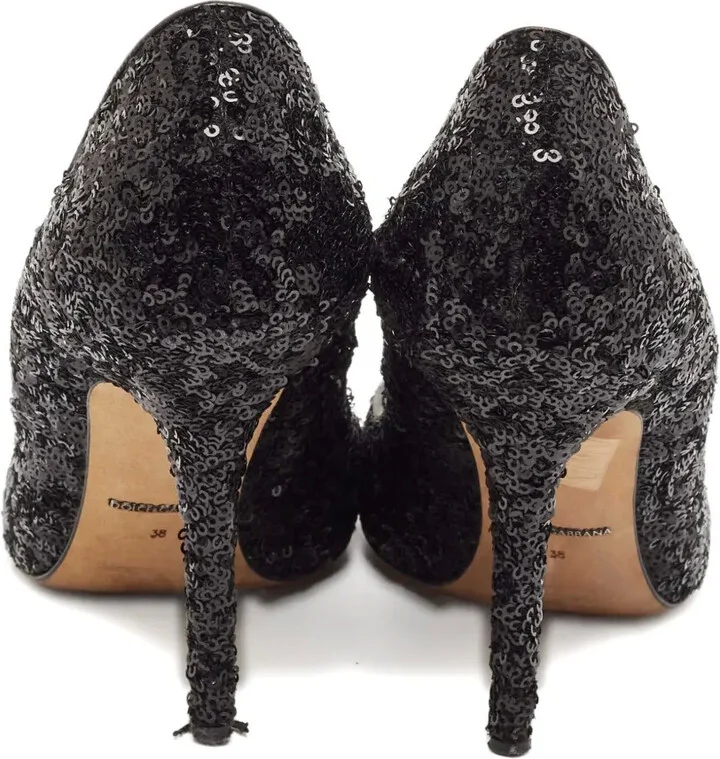 105mm Sequin-Embellished Pumps - Image 3