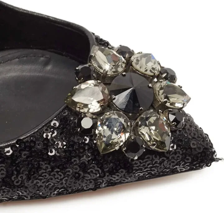 105mm Sequin-Embellished Pumps - Image 5