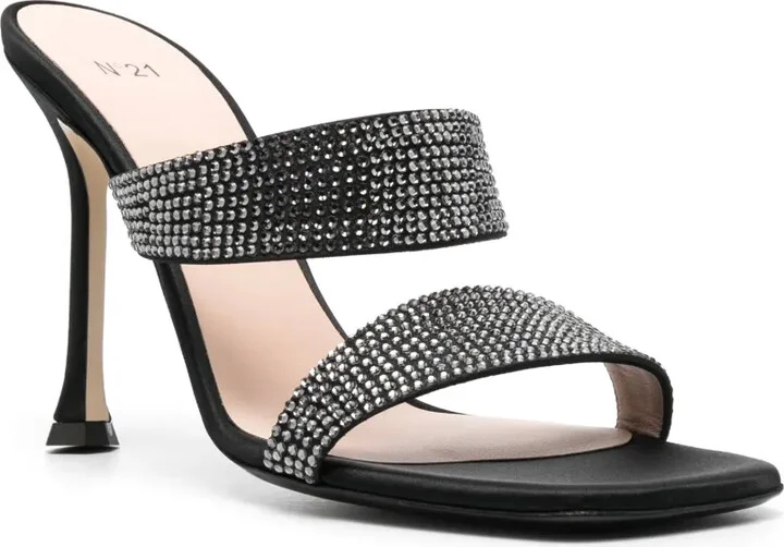 105mm Sequin-Embellished Sandals - Image 2