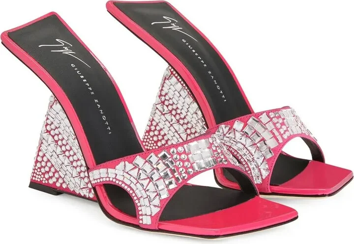 105mm Shine wedge sandals - Image 2