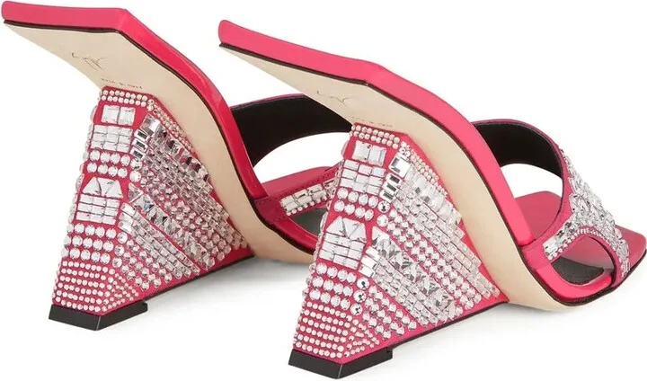 105mm Shine wedge sandals - Image 3