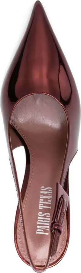 105mm Slingback Pointed-Toe Pumps - Image 4