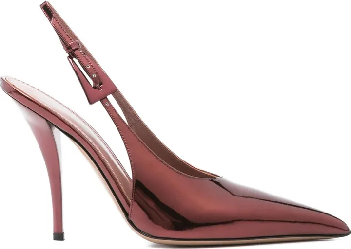 105mm Slingback Pointed-Toe Pumps