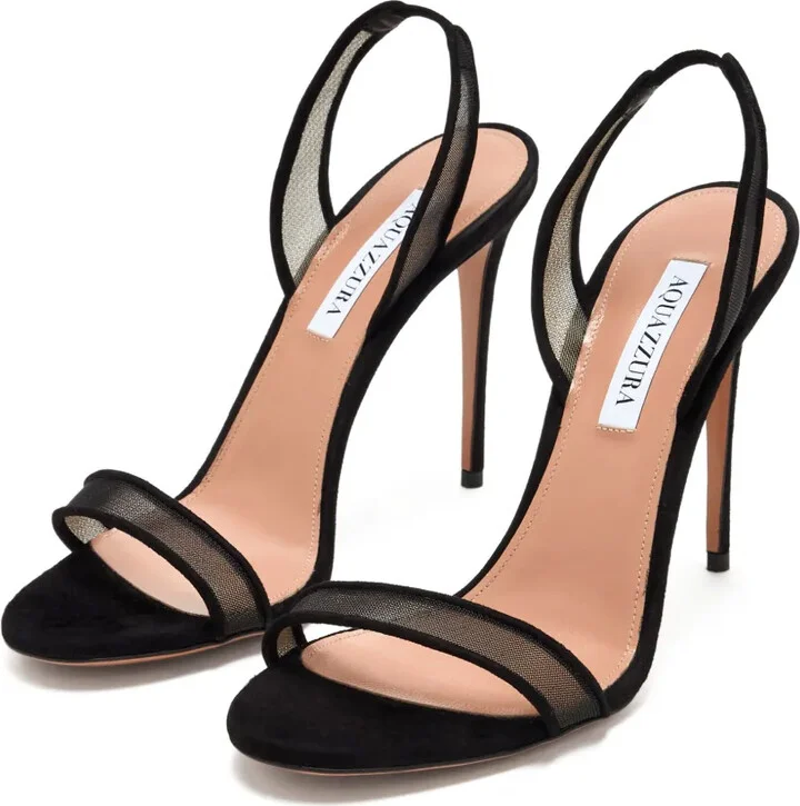 105mm So Nude slingback mesh sandals - Image 2