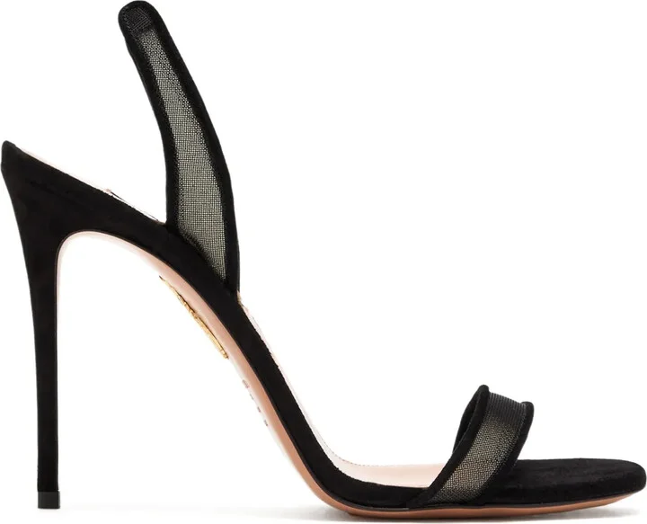 105mm So Nude slingback mesh sandals