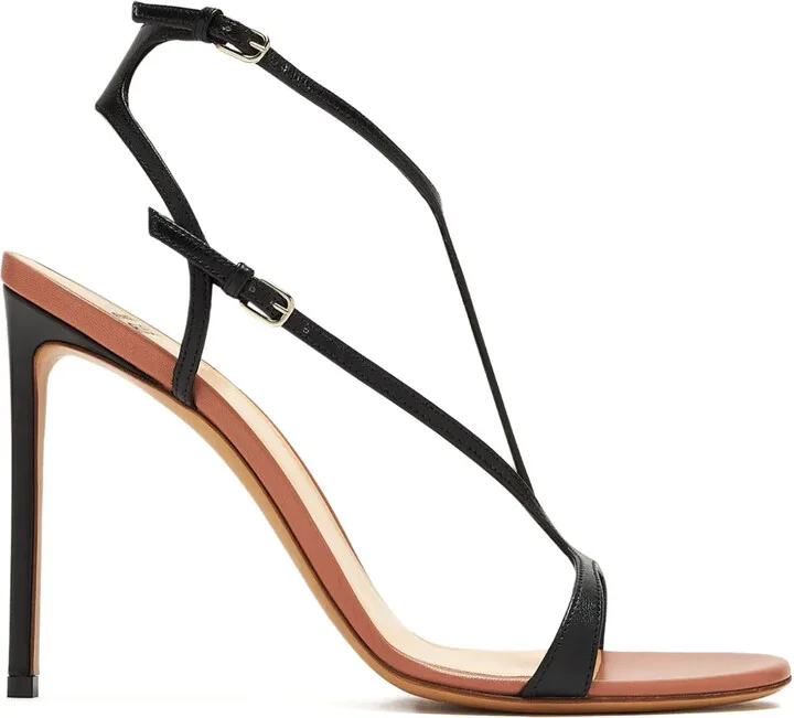 105mm Strappy High-Heeled Sandals