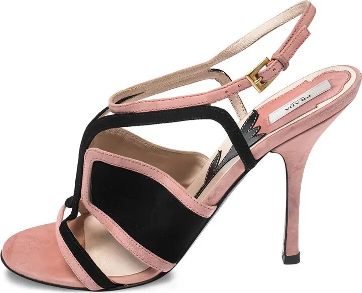 105mm Strappy High-Heeled Sandals