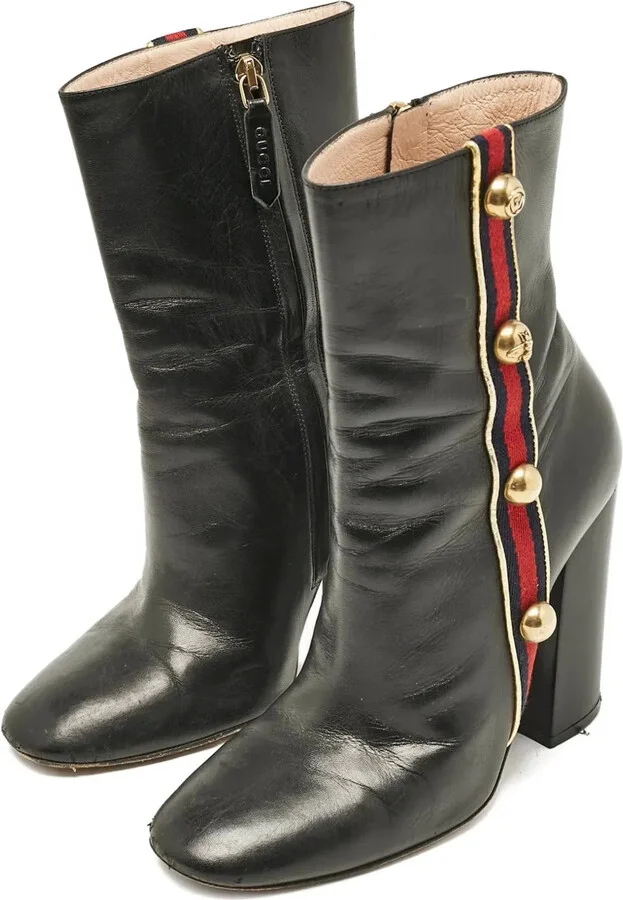 105mm Studded Ankle Boots - Image 2