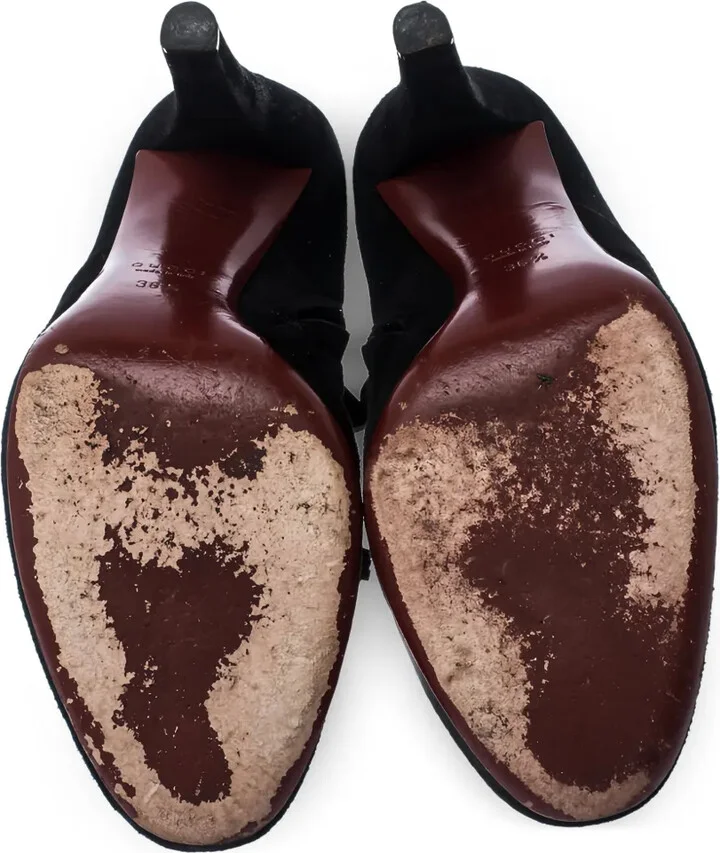 105mm Suede Ankle Boots - Image 4
