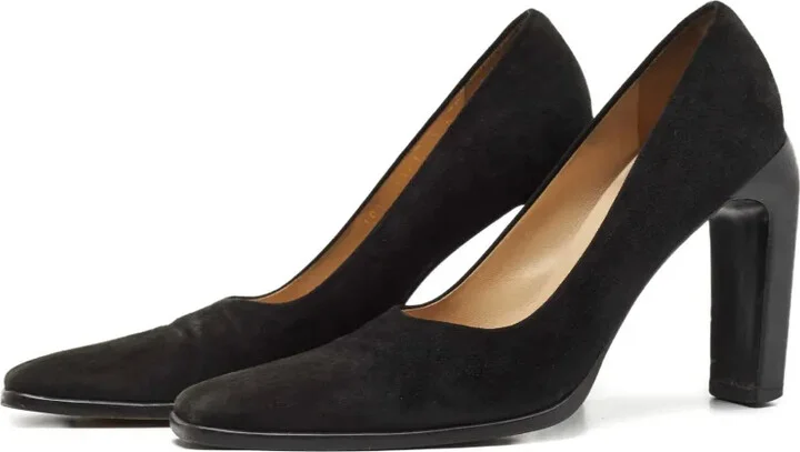 105mm Suede Heeled Pumps - Image 2