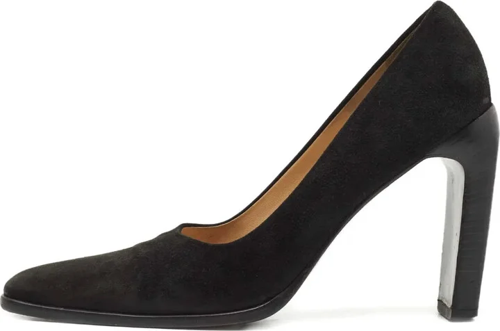 105mm Suede Heeled Pumps