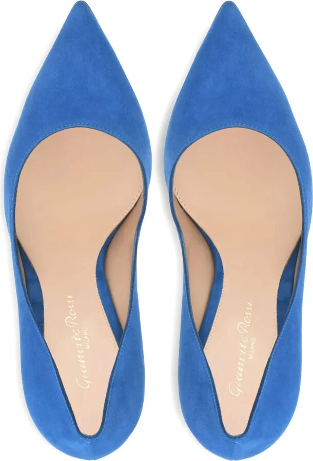 105mm Suede Pointed-Toe Pumps - Image 4