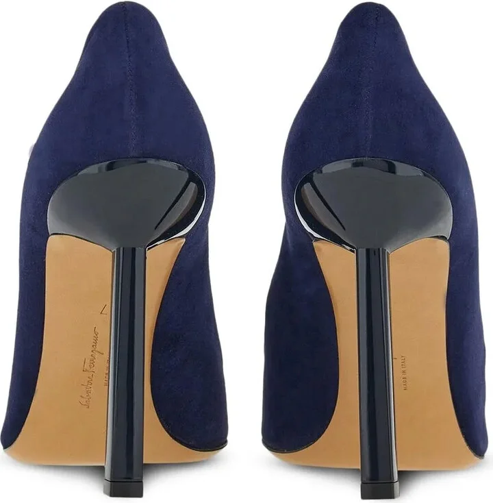 105mm Suede Pump Shoes - Image 3