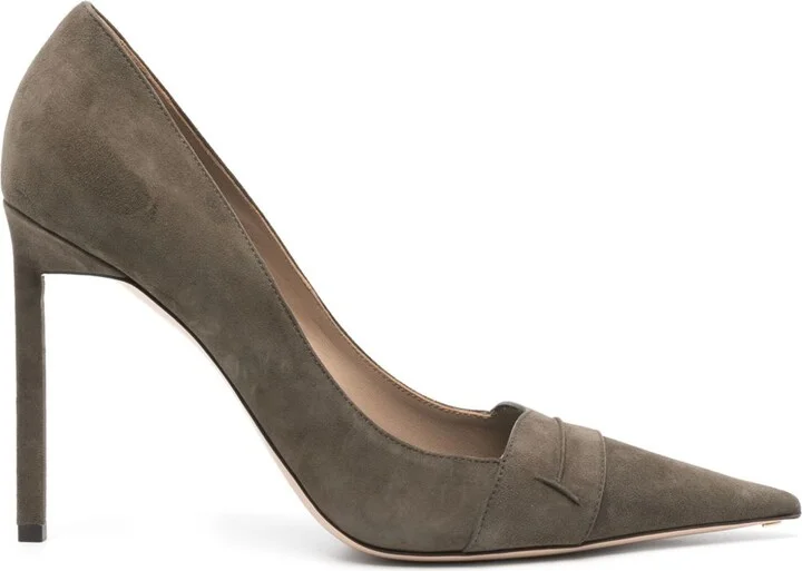 105mm Suede Pumps