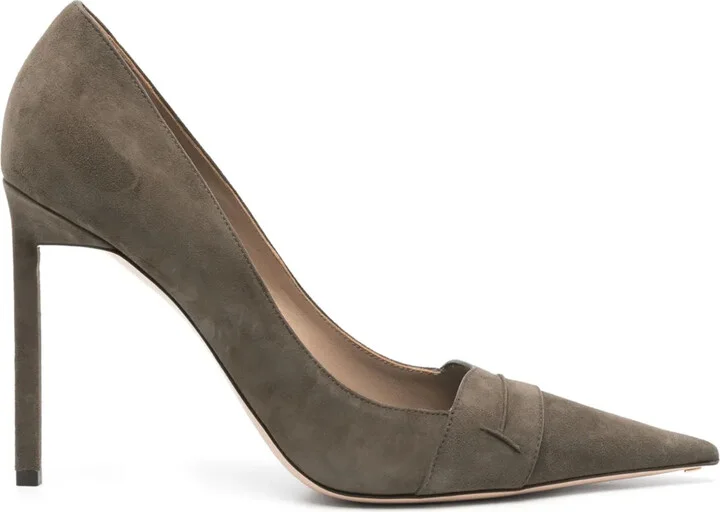 105mm Suede Pumps