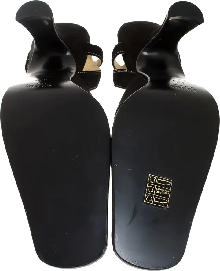 105mm suede T-strap pumps - Image 4