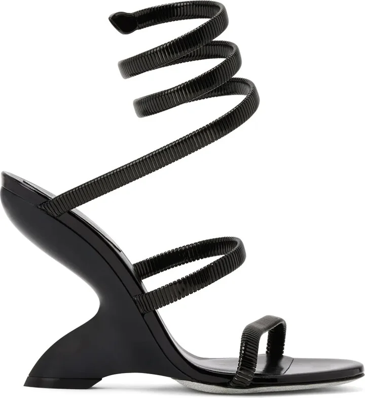 105mm Symphony leather sandals