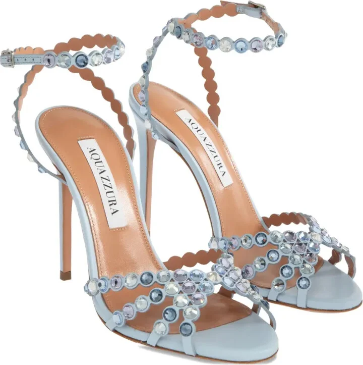 105mm Tequila crystal-embellished sandals - Image 2
